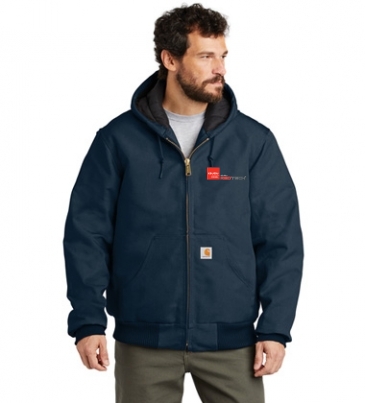 Carhartt® Quilted-Flannel-Lined Duck Active Jacket