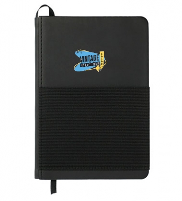 5" x 7" Elastic Phone Pocket Notebook