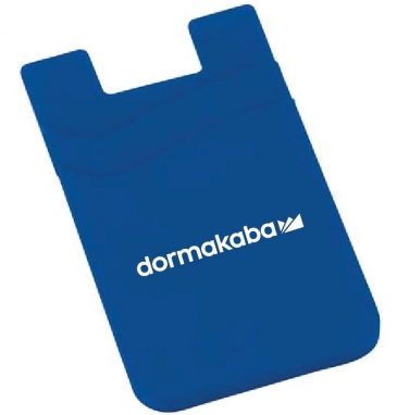 Dual Pocket Slim Silicone Phone Wallet