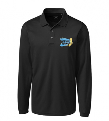 Clique Ice Pique Mens Long Sleeve Tech Polo