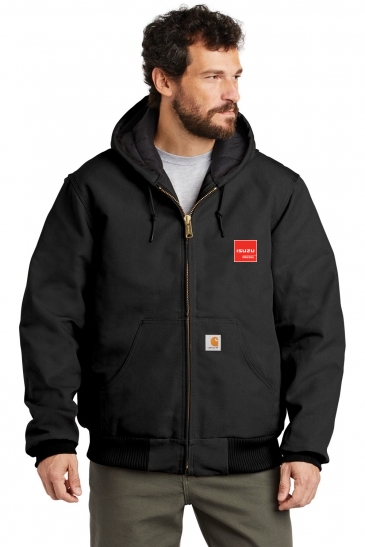 Carhartt® Tall Quilted-Flannel-Lined Duck Active Jacket