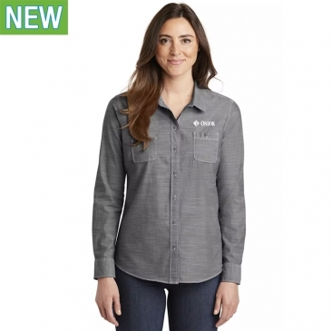 Port Authority® Ladies Slub Chambray Shirt