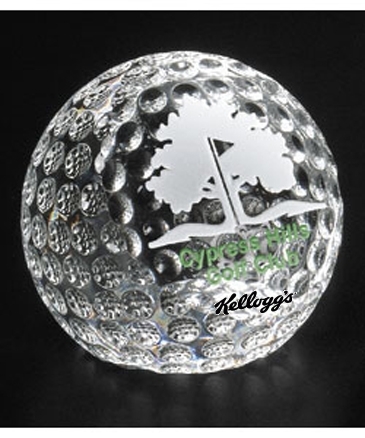 Clipped Golf Ball 2-3/8" Dia.