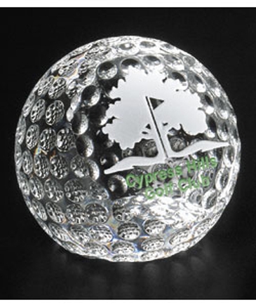 Clipped Golf Ball 2-3/8" Dia.