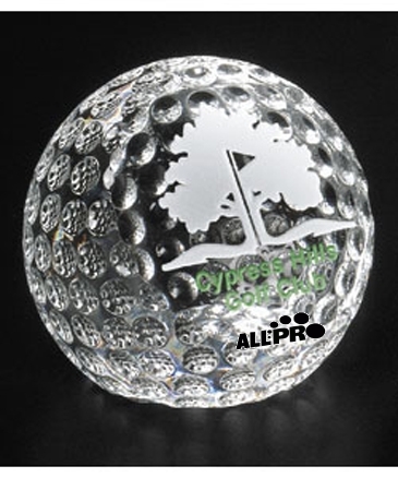 Clipped Golf Ball 2-3/8" Dia.