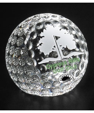 Clipped Golf Ball 2-3/8" Dia.