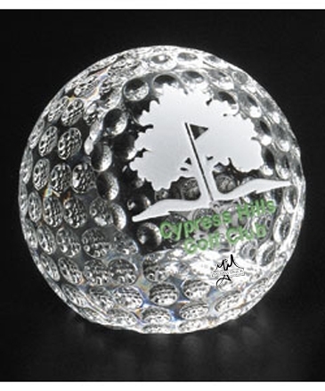 Clipped Golf Ball 2-3/8" Dia.