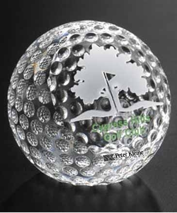 Clipped Golf Ball 3-1/8" Dia.