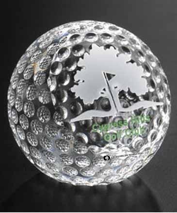 Clipped Golf Ball 3-1/8" Dia.