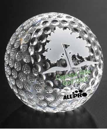 Clipped Golf Ball 3-1/8" Dia.