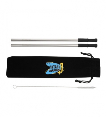 Reusable Stainless steel Straw Set with Brush