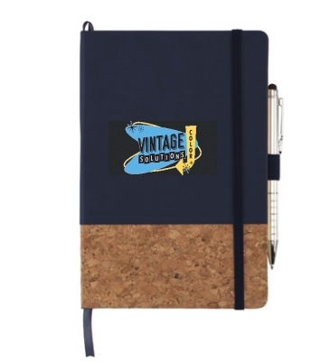 5.5" x 8.5" Lucca Cork Hard Bound JournalBook®