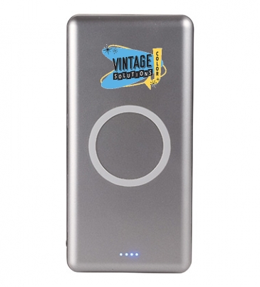 UL Listed Light Up Qi 10000 Wireless Power Bank