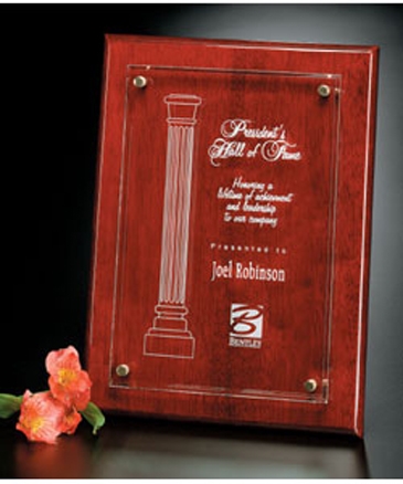 Canterbury Rosewood Plaque 9" x 12"