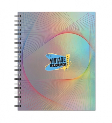 Holographic Rainbow Large NoteBook