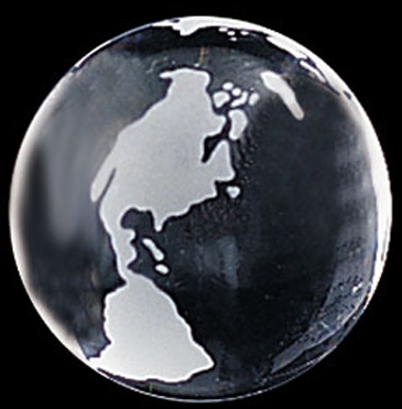 Continental Globe 3-1/8" Dia.
