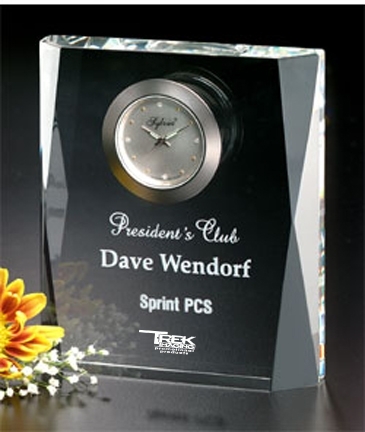 Moments Beveled Clock 4-1/2"