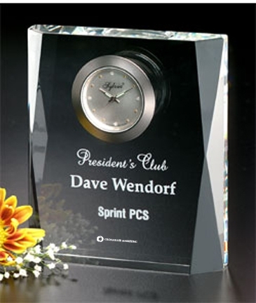 Moments Beveled Clock 4-1/2"