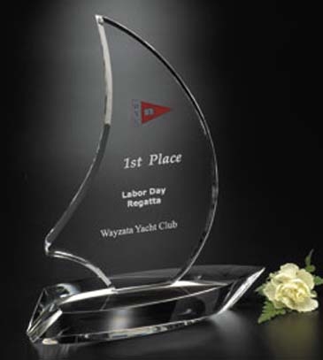 Sailboat Award 9-1/4"
