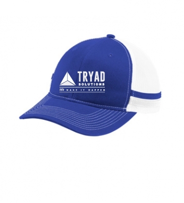 Port Authority ® Two-Stripe Snapback Trucker Cap