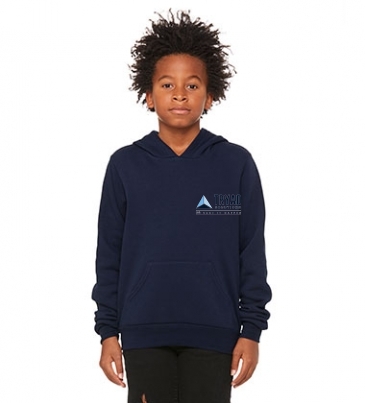Bella + Canvas Youth Sponge Fleece Pullover Hooded Sweatshirt