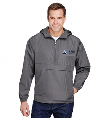 Adult Packable Anorak 1/4 Zip Jacket