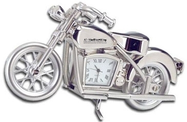 Die Cast Motorcycle Clock