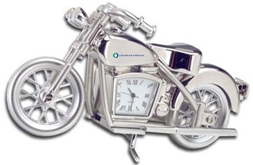 Die Cast Motorcycle Clock