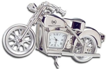 Die Cast Motorcycle Clock