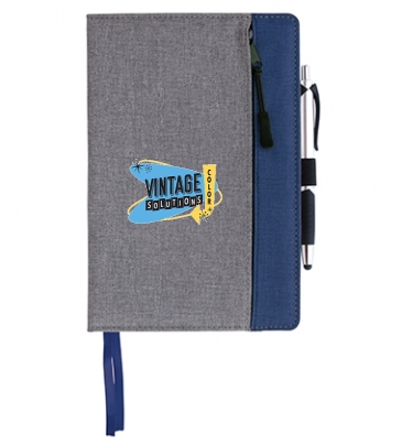 Front Zip Pocket Journal