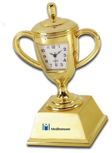 Die Cast Trophy Cup Clock