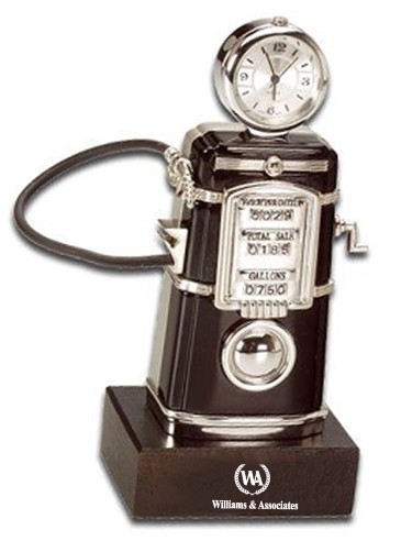 Die Cast Fuel Pump Clock