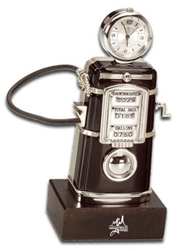 Die Cast Fuel Pump Clock