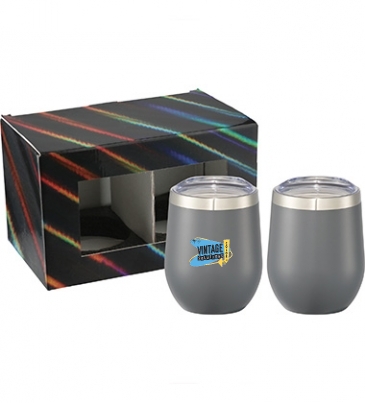 Corzo Cup 12oz 2 in 1 Gift Set