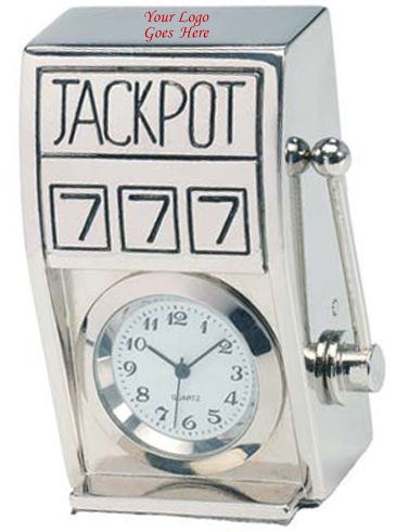 Die Cast Slot Machine Clock