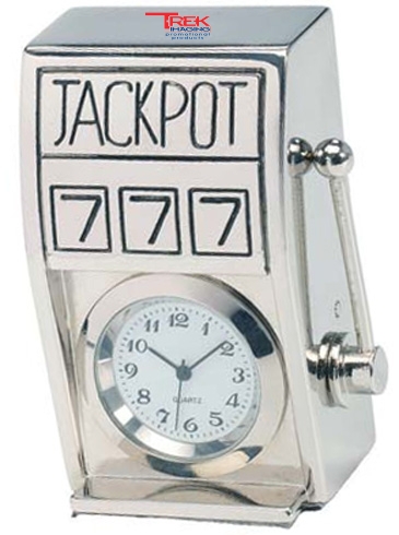 Die Cast Slot Machine Clock