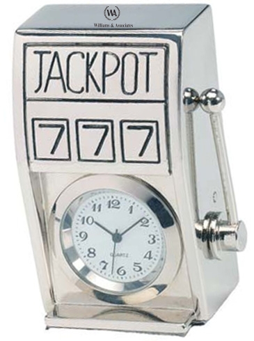 Die Cast Slot Machine Clock