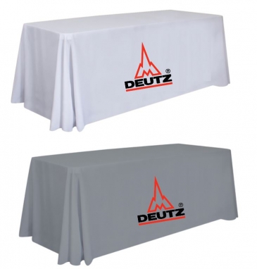 6ft Four-sided Tablecloth W/ Full Color Deutz Logo