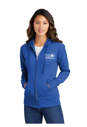 Port & Company® Ladies Core Fleece Full-Zip Hooded Sweatshir