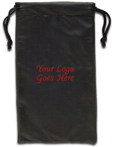 Leatherette Drawstring Pouch