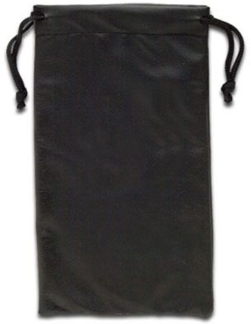 Leatherette Drawstring Pouch