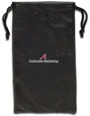 Leatherette Drawstring Pouch