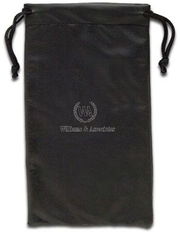 Leatherette Drawstring Pouch