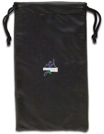 Leatherette Drawstring Pouch