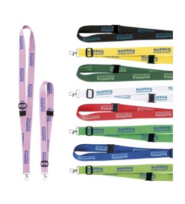 1" Adjustable Polyester Lanyard