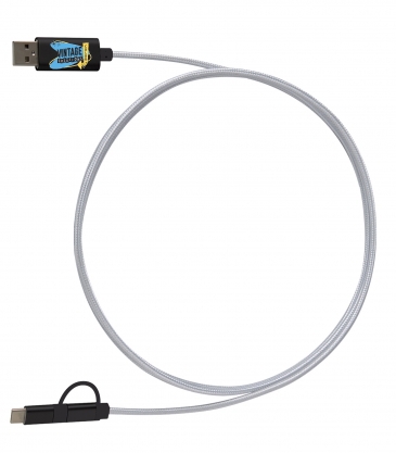 3-in-1 5 Ft. Braided Charging Cable