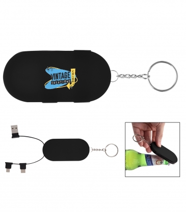Hideaway 3-in-1 Charging Cable & Bottle Opener