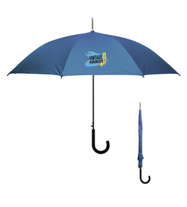 46" Arc Matte Metallic Umbrella