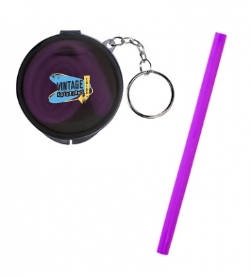 Silicone Straw in Travel Case