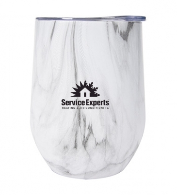12 oz. Marble Stemless Wine Cup